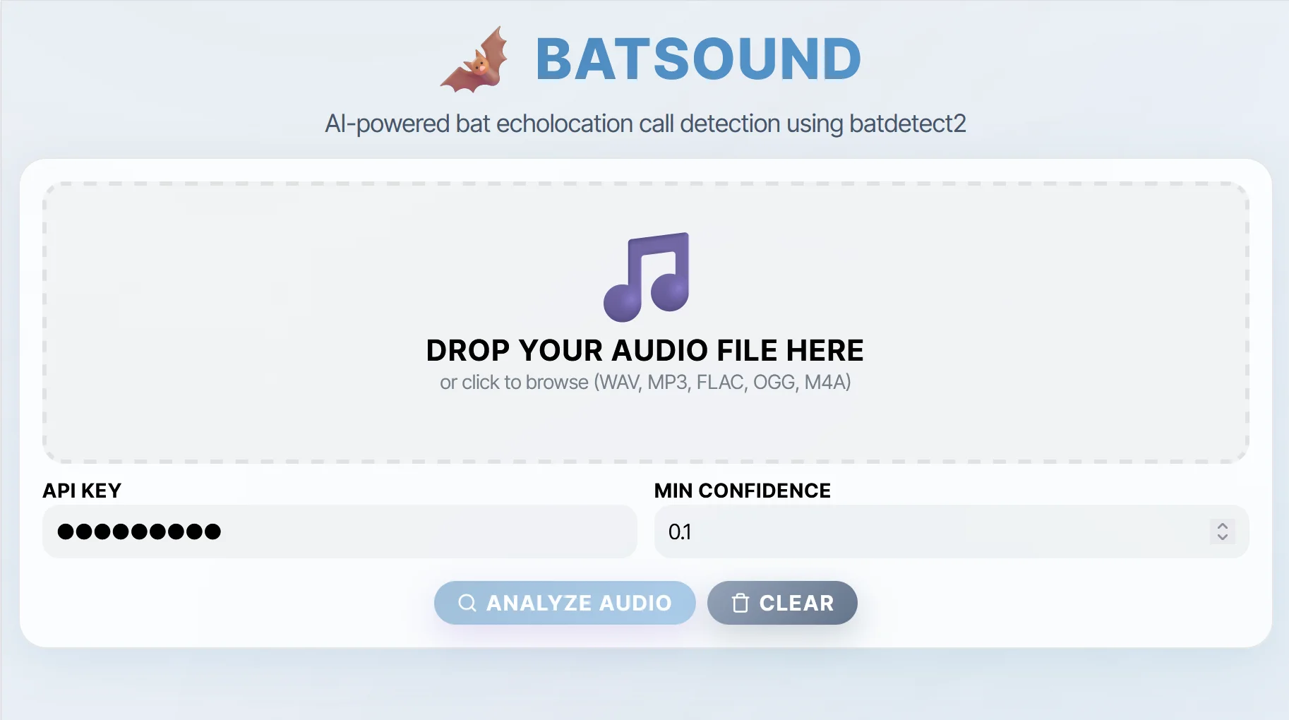 BatSound - Bat Echolocation Detection